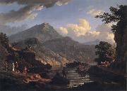 John Knox Landscape with Tourists at Loch Katrine oil